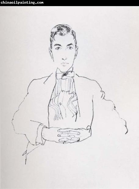 Egon Schiele Portrait of erich lederer