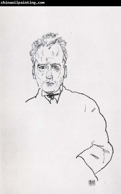 Egon Schiele Portrait of anton webern