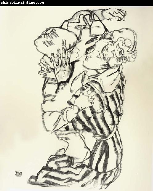 Egon Schiele Aunt and Nephew