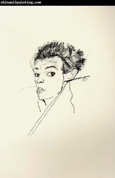 Egon Schiele Self Portrait