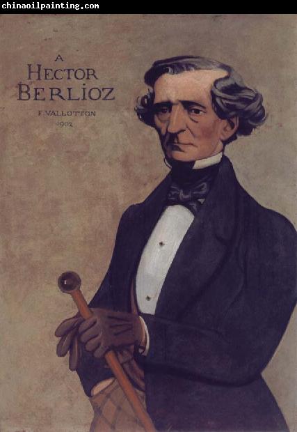 Felix Vallotton Portrait decoratif of Hector Berlioz
