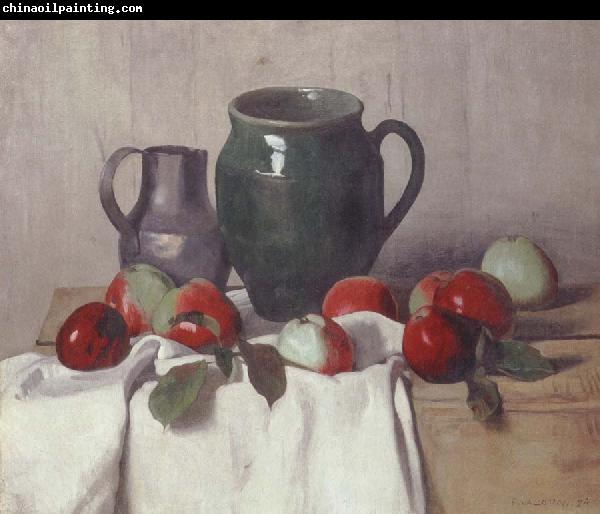 Felix Vallotton Still life with Jug and Apples