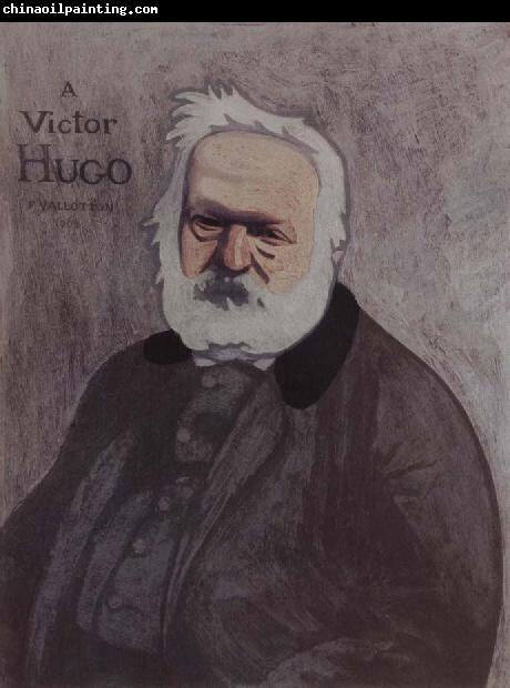 Felix Vallotton Portrait decoratif of Victor Hugo