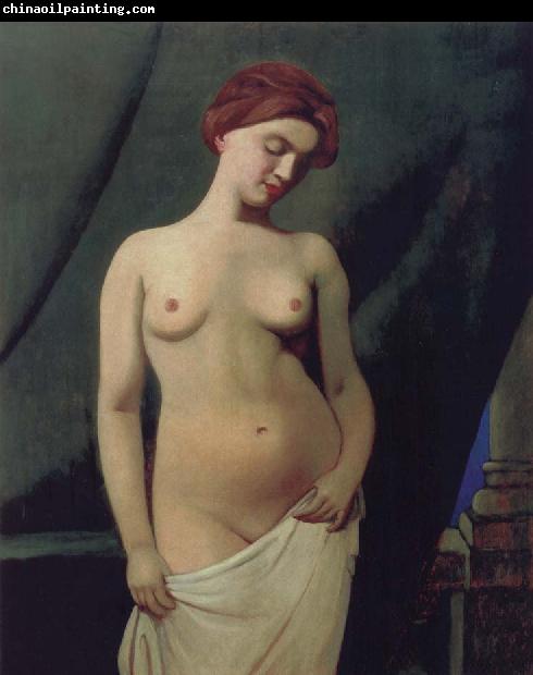 Felix Vallotton Female nude,Green Curtain