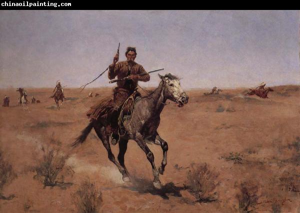 Frederic Remington The Flight