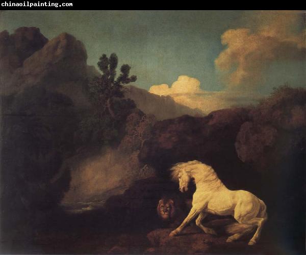 George Stubbs A Horse Frightened by a Lion