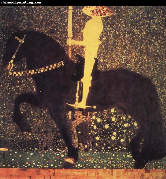 Gustav Klimt The golden knight