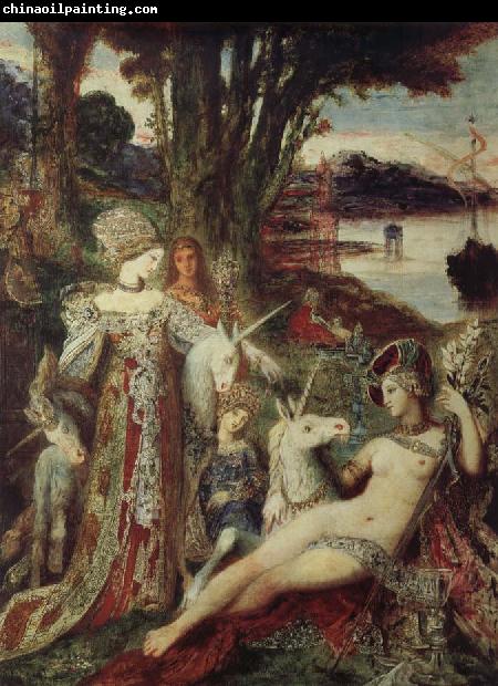 Gustave Moreau The unicorn