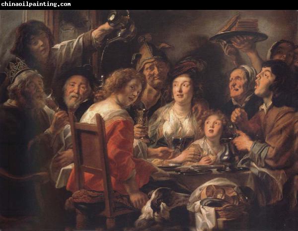 Jacob Jordaens The Konig drinks