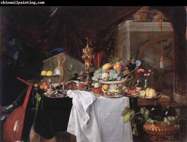 Jan Davidz de Heem Table with desserts