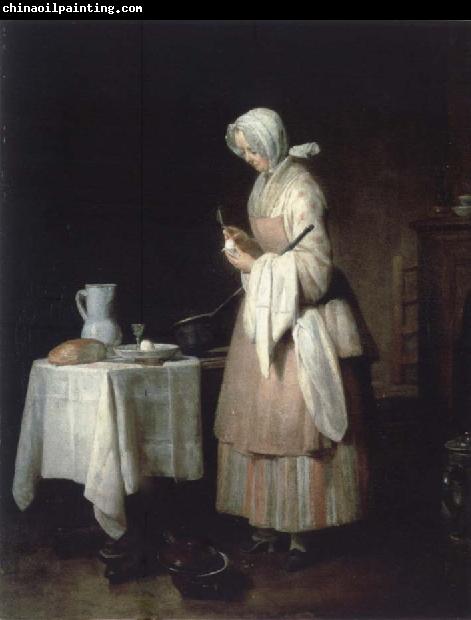 Jean Baptiste Simeon Chardin The fursorgliche lass