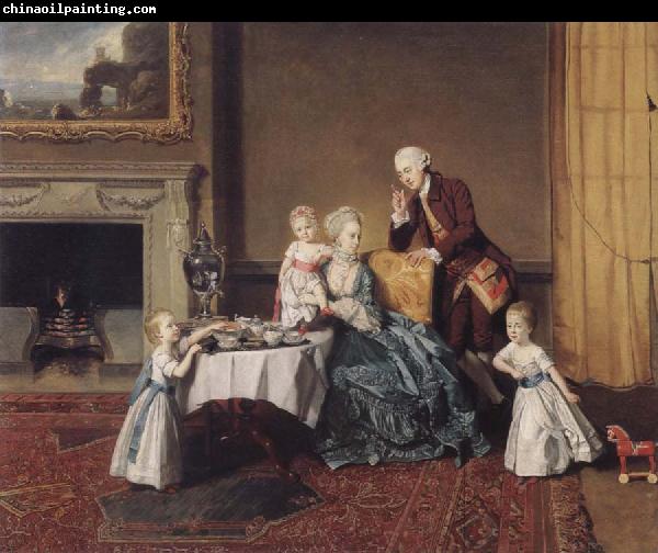 Johann Zoffany The visit in the lord