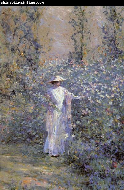 John Henry Twachtman On the Terrace