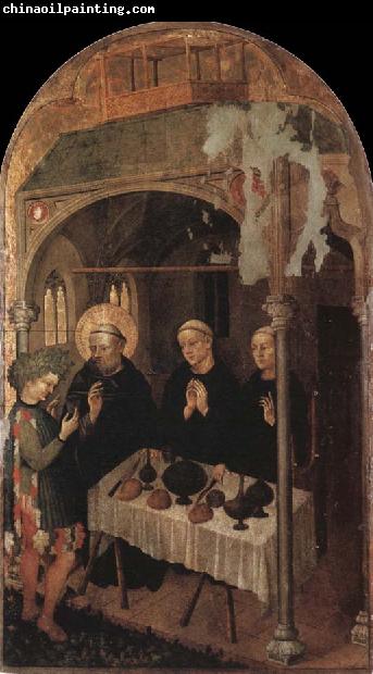 Niccolo di Pietro Gerini The HL. Benedikt blesses the cup with the poisoned wine