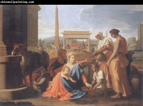 Nicolas Poussin The hl, Famile in Agypten