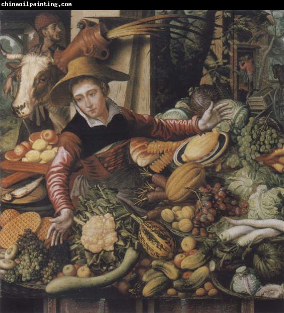 Pieter Aertsen Museums national market woman at the Gemusestand