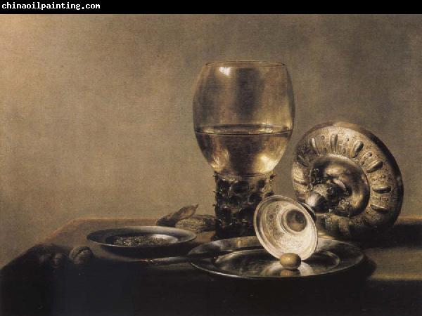 Pieter Claesz Museums national style life with Romer and silver shell