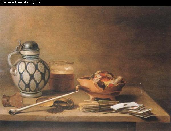 Pieter Claesz Style life with stein