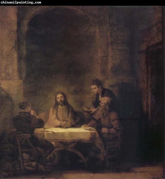 Rembrandt van rijn Christ in Emmaus