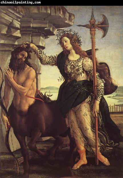 Sandro Botticelli Minerva and the Kentaur