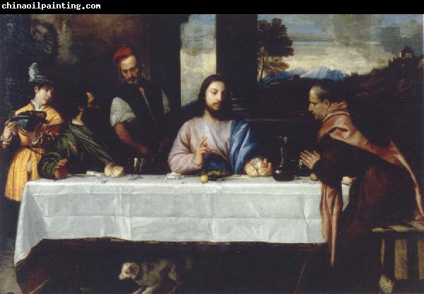 TIZIANO Vecellio The meal in Emmaus