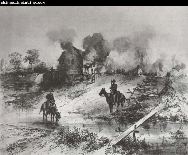 Theodore R. Davis Laying Waste the Shenandoah Valley