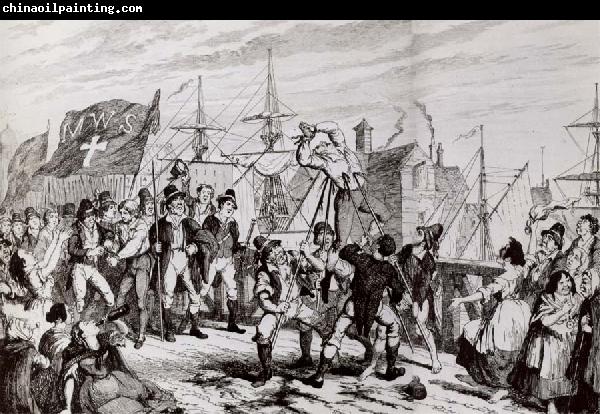 Thomas Pakenham The rebels executing their prisoners on the bridge at Wexford