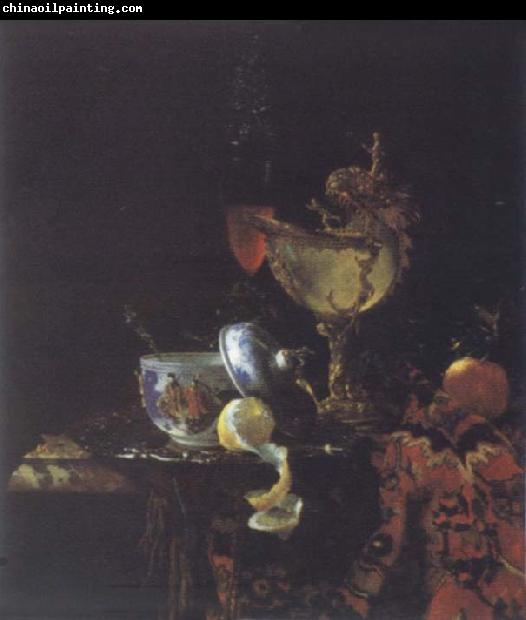 Willem Kalf Style life with Nautilus goblet