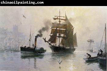 unknow artist Seascape, boats, ships and warships. 102