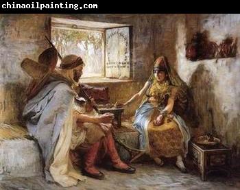 unknow artist Arab or Arabic people and life. Orientalism oil paintings  329