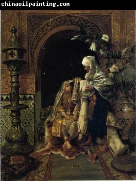 unknow artist Arab or Arabic people and life. Orientalism oil paintings  405