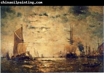 unknow artist Seascape, boats, ships and warships. 76