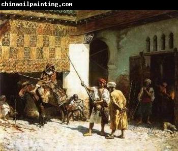 unknow artist Arab or Arabic people and life. Orientalism oil paintings  281