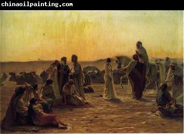 unknow artist Arab or Arabic people and life. Orientalism oil paintings 562