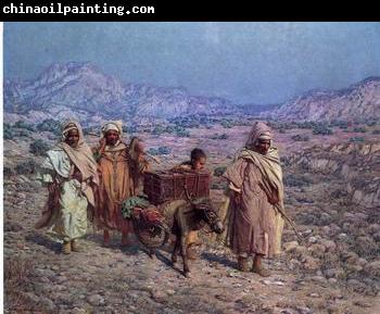 unknow artist Arab or Arabic people and life. Orientalism oil paintings  431