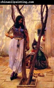 unknow artist Arab or Arabic people and life. Orientalism oil paintings  490