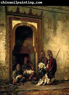 unknow artist Arab or Arabic people and life. Orientalism oil paintings 145