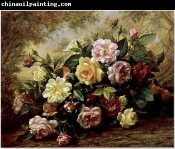 unknow artist Floral, beautiful classical still life of flowers.086