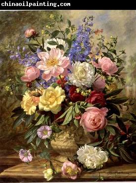 unknow artist Floral, beautiful classical still life of flowers.093