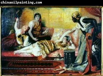 unknow artist Arab or Arabic people and life. Orientalism oil paintings  257