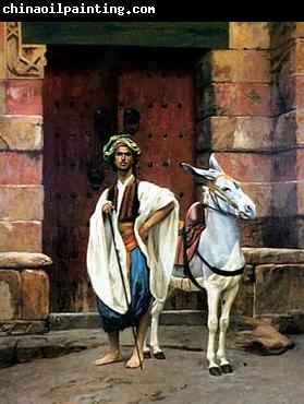 unknow artist Arab or Arabic people and life. Orientalism oil paintings  488