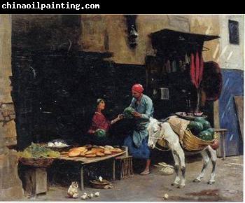 unknow artist Arab or Arabic people and life. Orientalism oil paintings 407