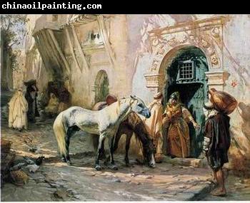 unknow artist Arab or Arabic people and life. Orientalism oil paintings 155