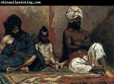 unknow artist Arab or Arabic people and life. Orientalism oil paintings 610