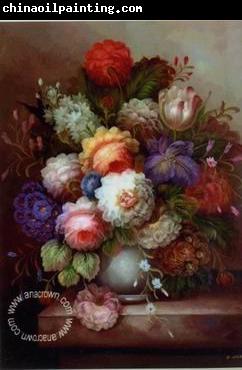 unknow artist Floral, beautiful classical still life of flowers.103