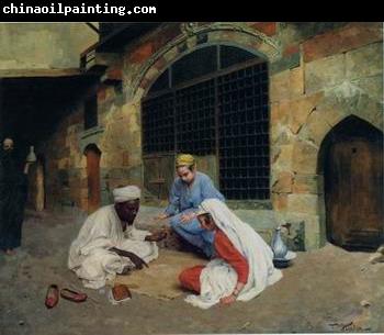 unknow artist Arab or Arabic people and life. Orientalism oil paintings 175