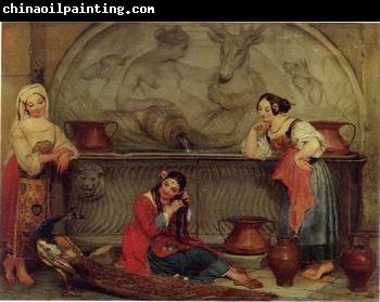 unknow artist Arab or Arabic people and life. Orientalism oil paintings  408