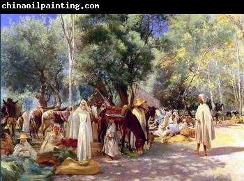 unknow artist Arab or Arabic people and life. Orientalism oil paintings  479