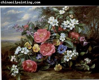 unknow artist Floral, beautiful classical still life of flowers.080