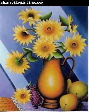 unknow artist Still life floral, all kinds of reality flowers oil painting  101